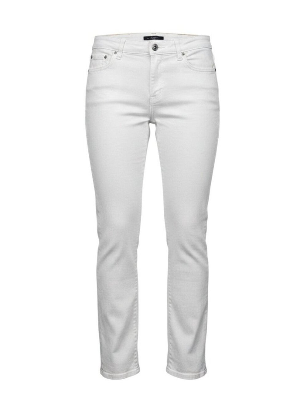 Lauren Ralph Lauren Womens White Straight-Leg Denim Jeans Size 4